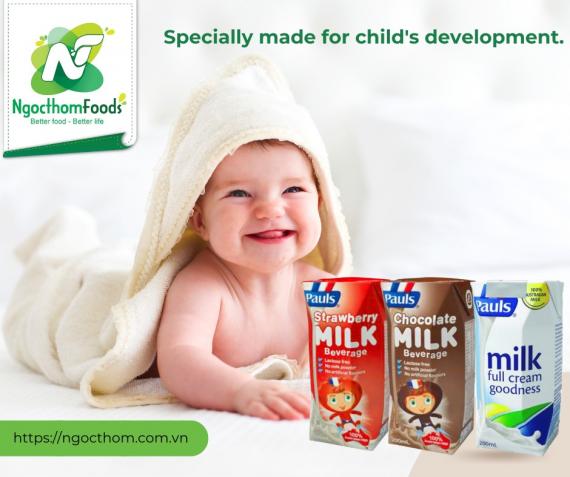 Trẻ nên uống sữa từ khi nào và có nên thể dùng sữa Pauls