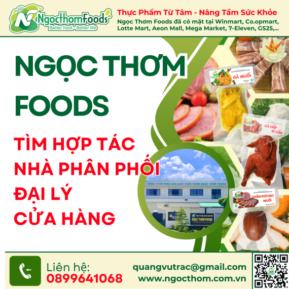 NGỌC THƠM FOOD TÌM HỢP TÁC NPP - ĐẠI LÝ - CỬA HÀNG.