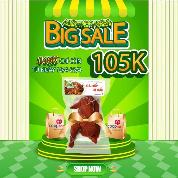 TOP 1 MÓN NGON PHẢI SĂN NGAY TẠI COOP FOOD: GÀ HẤP XÌ DẦU NGỌC THƠM