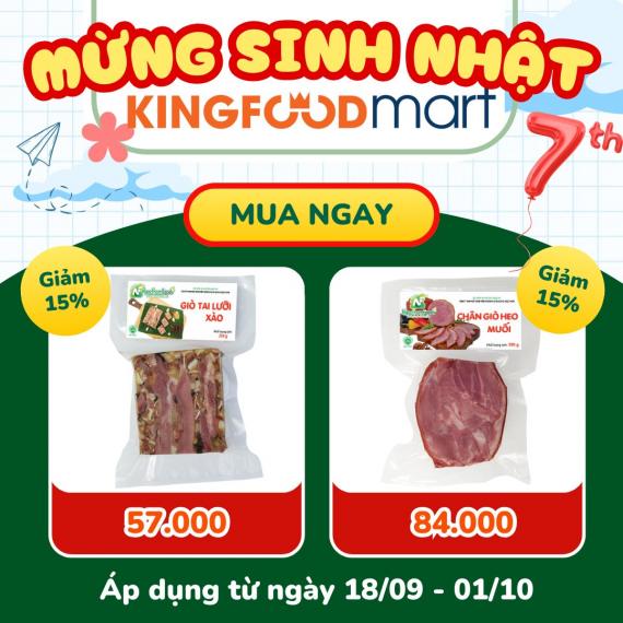 MỪNG SINH NHẬT KINGFOODMART – NGẬP TRÀN ƯU ĐÃI