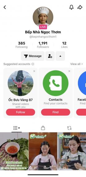 LIVESTREAM HÔM NAY – NGỌC THƠM FOOD