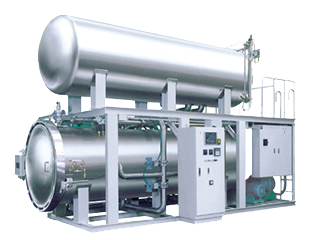 Hot water storage type retort sterilizer (RCS)