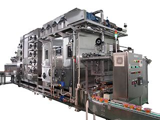 Lift steamer Z (Fully automated continuous sterilization cooling system)