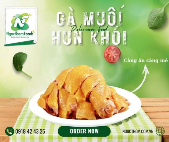 GÀ MUỐI HUN KHÓI - CÀNG ĂN CÀNG MÊ