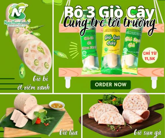 Bộ 3 Giò Cây - Cùng Trẻ Tới Trường