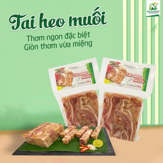 MÊ MẨN VỚI TAI HEO MUỐI - THỰC PHẨM DINH DƯỠNG CHO CẢ GIA ĐÌNH