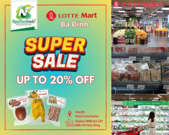 Lotte Mart Ba Đình Với Siêu Ưu Đãi Lên đến 20%