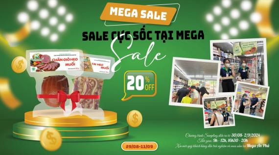 MEGA SALE - SIÊU ƯU ĐÃI TỪ NGỌC THƠM FOODS TẠI MEGA MARKET