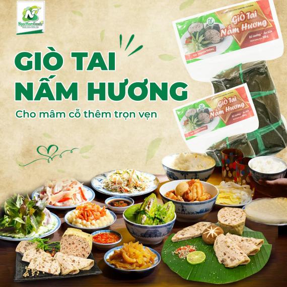 MÂM CỖ ĐỦ ĐẦY, VỪA LẠ VỪA QUEN CÙNG GIÒ TAI NẤM HƯƠNG