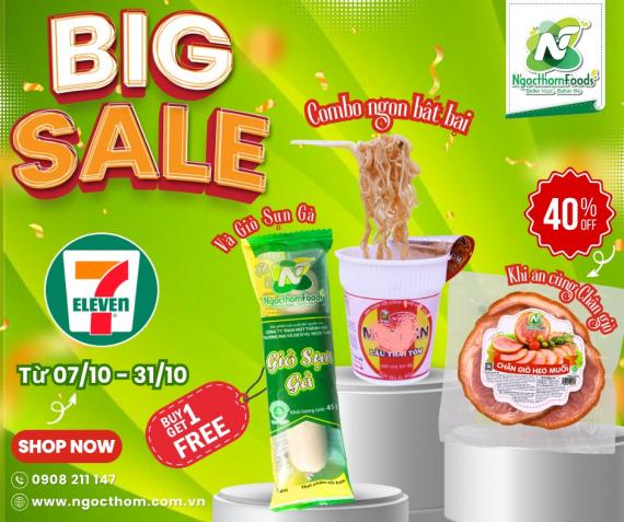 BIG SALE tại 7-Eleven: Combo ăn nhanh ngon khó cưỡng