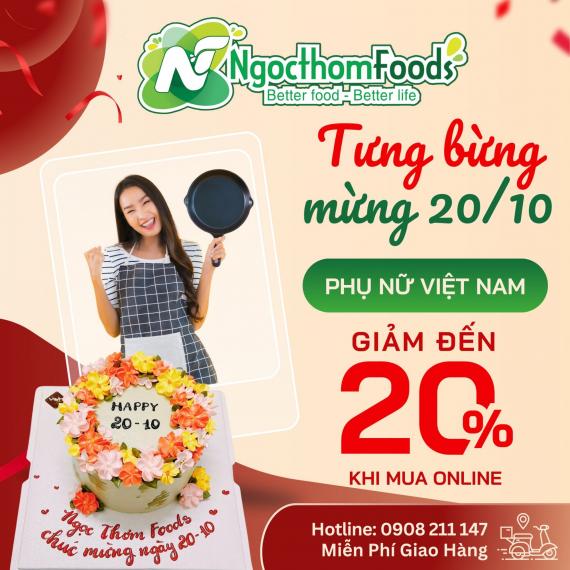  CHÚC MỪNG NGÀY PHỤ NỮ VIỆT NAM 20/10 – TRI ÂN KHÁCH HÀNG