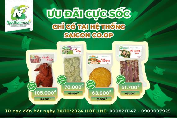 ƯU ĐÃI ĐẶC BIỆT CHÍ CÓ TẠI SIÊU THỊ SAIGON CO.OP