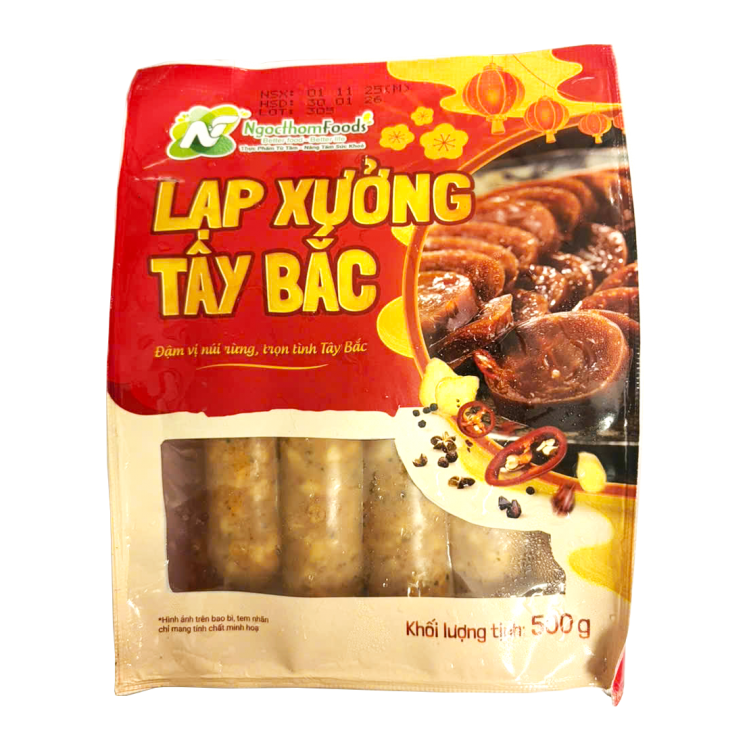 Lạp Xưởng Tây Bắc Ngọc Thơm 500g