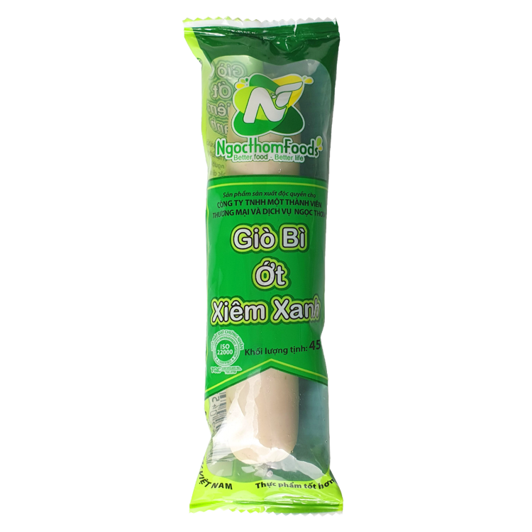 Giò Bì Ớt Xiêm Xanh 45g