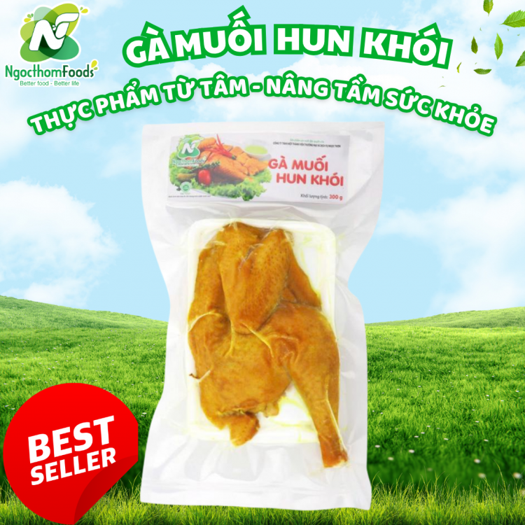 GÀ MUỐI HUN KHÓI 300G